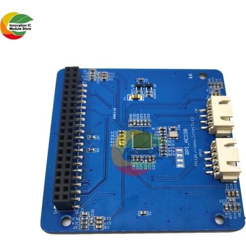 Ziqqucu Voice Recognition Board AC108 Audio Decoding Module 4 Microphone Audio Sound Card Expansion Board for Raspberry Pi