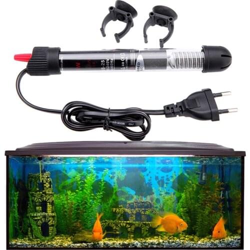 25W/50W/100W/200W/300W Aquarium Submersible Fish Tank Automatic Water Heater Constant Temperature Heating Rod EU/US/UK Plug