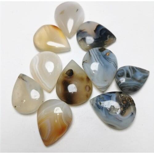 Natural Gemstones Energy Stones Carved Jewelry Shape For Pendant Healing Quartz Crystal Gifts Reiki Agate 10 PCS Wholesale Cheap