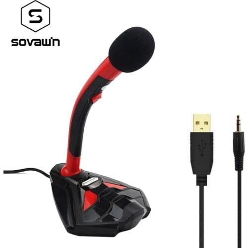 Karaoke Professional Microphone for Computer HD Studio Noise Cancelling USB 3.5mm Microphone Condenser For Recording Vocals PC