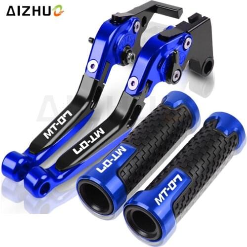 MT-07 CNC Brake Clutch Levers Handlebar Handle Bar Hand Grips Motorcycle FOR YAMAHA MT 07 MT07 FZ-07 FZ07 2014-2021 2020 2019