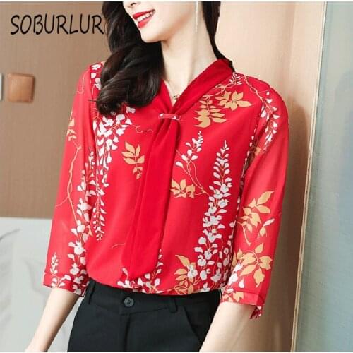 SOBURLUR Plussize Womens T-shirts Loose Casual Crop Tops Woman Clothing Basic T Shirt Blousas Lace Up Tunics Female Elastic 5XL