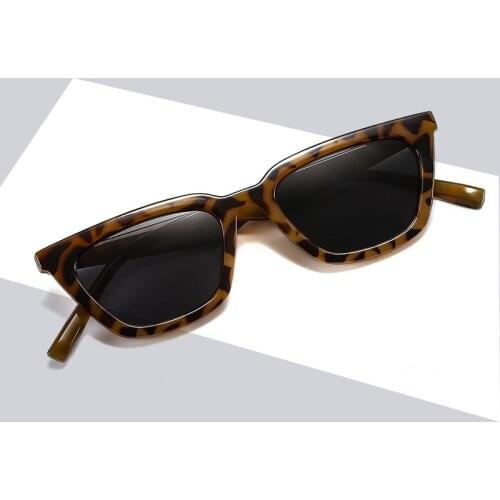 2021 New Fashion Cat Eye Woman Sunglasses Man Brand Design Sun Glasses Classic Retro Small Frame Plastic Sun Glasses Uv400