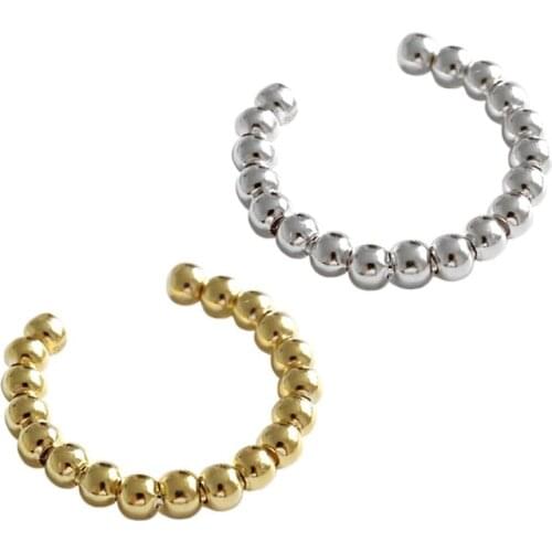 ZEMIOR 925 Sterling Silver Ring For Women Adjustable High Quality Beaded Classic Romantic Lady Rings Fine Jewelry Hot Products