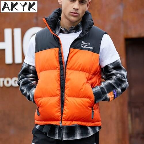 Winter mens casual cotton vest