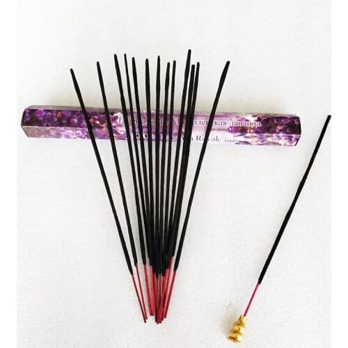 1 Box White Sage Incense Sticks Indian Stick Incenses Meditation Lavender Scent for Home Insence Can Choose Copper Burner