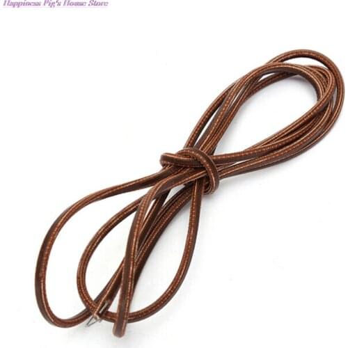 1 Pcs 180cm Leather Belt Treadle Parts with Hook for Singer Jones Sewing Machine Sewing Tools Accessory