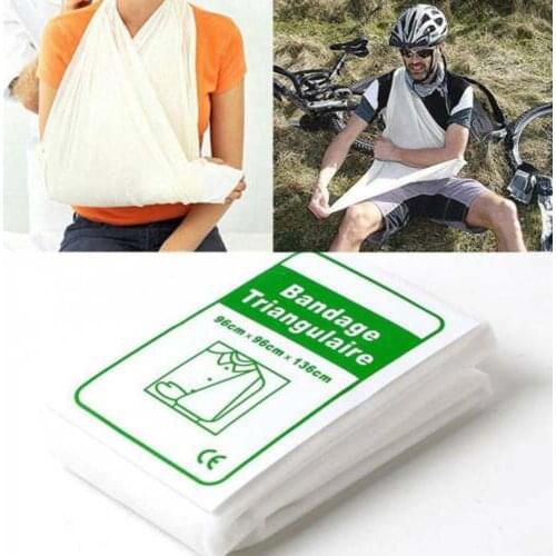 1pcs Medical Bandage Triangular First aid bandage Fracture Fixation Emergency First Aid Kit Camping Accessories
