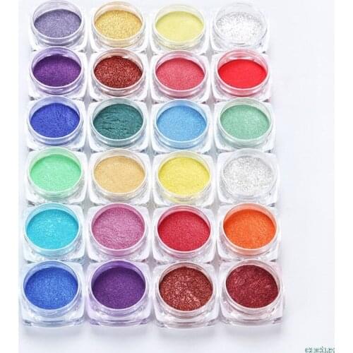 12 Colors/set Mica Powder Epoxy Resin Dye Pearl Pigment Natural Mica Mineral Powder