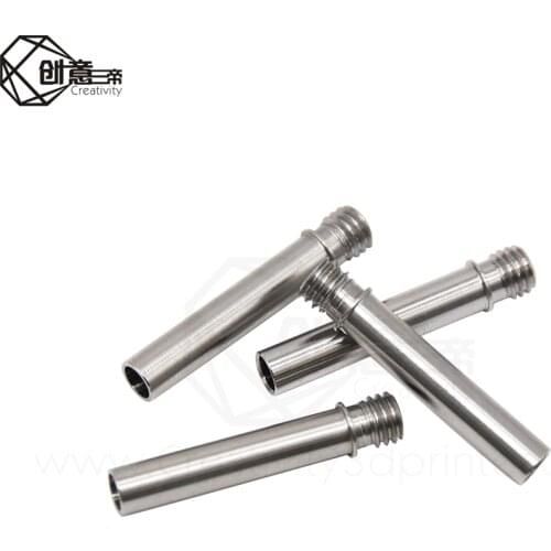 2PCS CR-X2 in 1 out 3D printer parts 1.75mm PTFE tube, inside the nozzle PTFE throat, used for Creality CR-X 3D printer extruder