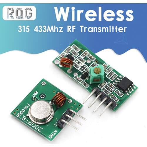 433Mhz RF Transmitter and Receiver Module Link Kit for ARM/MCU WL DIY 315MHZ/433MHZ Wireless for arduino Diy Kit