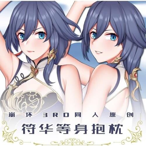 50x160cm Game Honkai Impact 3 Fu Hua Sexy Cute Girl Dakimakura Hugging Body Pillow Case Otaku Long Cushion Pillow Cover Gifts