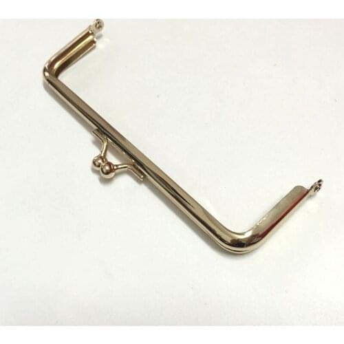 6 inch x 2 inch Gold purse frame( without loops)