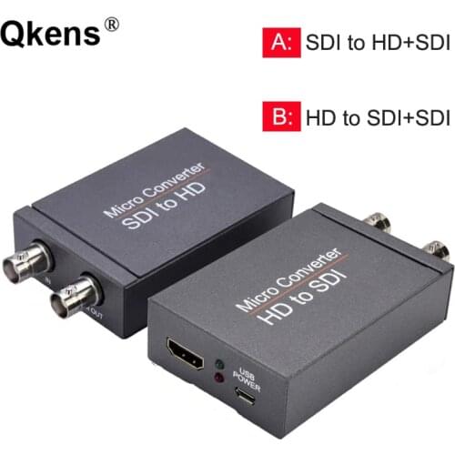 1080p 60hz HD 3G SDI To SDI HDMI-compatible Adapter Audio Video Converter for PS3 PS4 DVD Camera Laptop PC To Monitor TV Display
