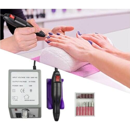 Nail Drill Machine With Cutter Nail Tool 35000RPM For Manicure Pedicure Kit Electric Nail File Suit for Nail Salon Equipment