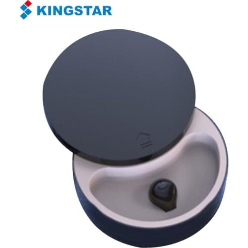 KINGSTAR Bluetooth Headphone True Wireless Mini Earbud Bass Stereo Sound Earphone Earpiece with Charging Case for All Phone