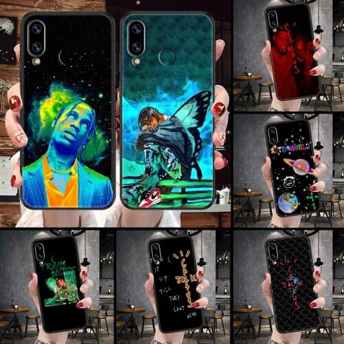 Travis Scott astroworld Phone Case For Huawei Honor 6A 7A 7C 8A 8X 8 9 9X 10 10i 20 Lite Pro black soft prime painting bumper