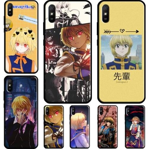 Kurapika Hunter x Hunter Anime Case For Redmi Note 10 Pro Cover For Redmi Note 9 8 Pro 8T 9S Coque For Redmi 9C 9A 9T 8A 7A