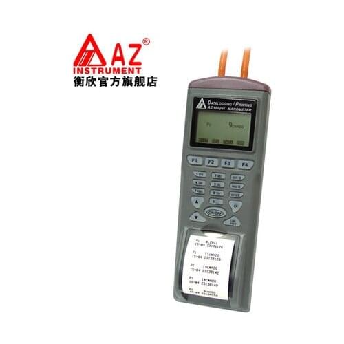 AZ9835 Pressure Datalogger Digital Differential Pressure Gauge Tester Meter with Built-in Printer AZ9835