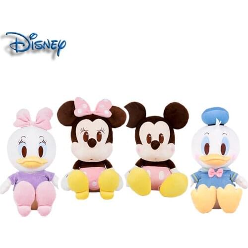 30-66cm Genuine Disney Mickey Minnie Donald Duck Daisy Animal Plush Toy Doll Party Birthday Gift For Child GirlCute version