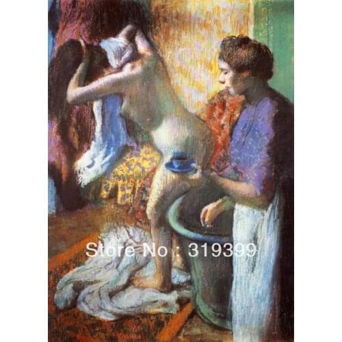 Oil Painting Reproduction on Linen Canvas,The Cup of Tea by edgar degas ,Free DHL Shipping,100% handmade,museum quality