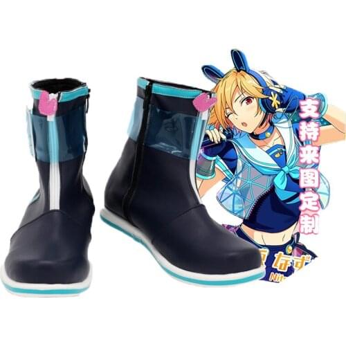 Ensemble Stars LIVE PARTY Nito Nazuna Cosplay Shoes Boots Game Anime Halloween Party Accessories Custom Made