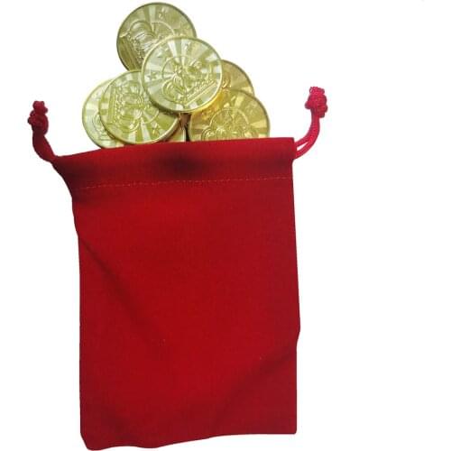 10pcs 25*1.85mm Brass Vending Machine Token Coin Arcade Game Machine Coin Pentagram Crown Token Coins