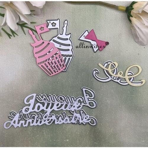 Cake letter decoration Metal Cutting Dies Stencils Die Cut for DIY Scrapbooking Album Paper Card Embossing