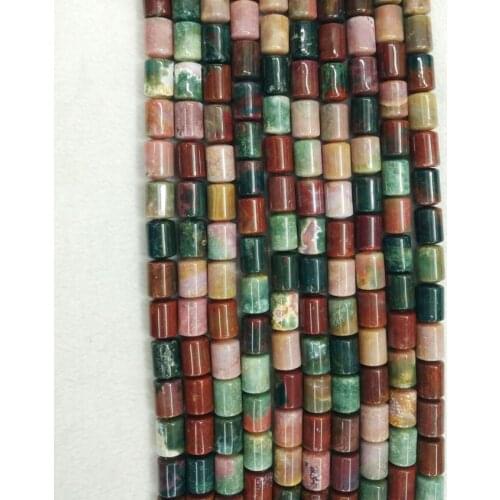 2017 Fashion good quality natural india onyx Cylinder Beads 10x14mm for jewelry accessories Wholesale 50pcs/lot free shipping