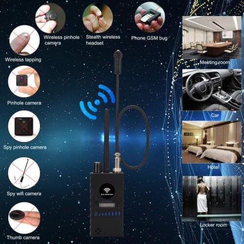 Upgrade RF Signal Detector Wifi GPS Bug Mini Anti Spy Hidden Camera Detector for GSM Tracker Device GPS Radar Radio Find G328B