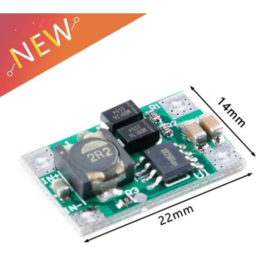3A 5V Stabilizer Step Up Power Module Booster Module DC-DC 2.5-5V to 5V Voltage Regulators Fast Charging Converter