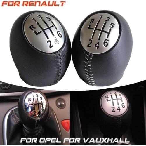 6 Speed Gear Shift Knob Lever Shifter Stick For Renault Megane/Scenic/Laguna For Vauxhall/Opel Movano for Nissan Interstar