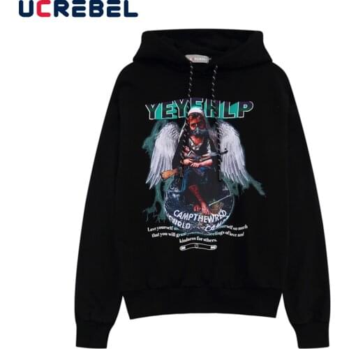 UCREBEL Men's Printed Hoodies