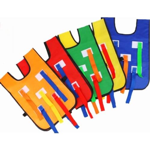 5pcs/set Kindergarten Funny Outdoor Educational Waistcoat Toys Kids Catching Tail Training Equipment Teamwork Game Sports Toy