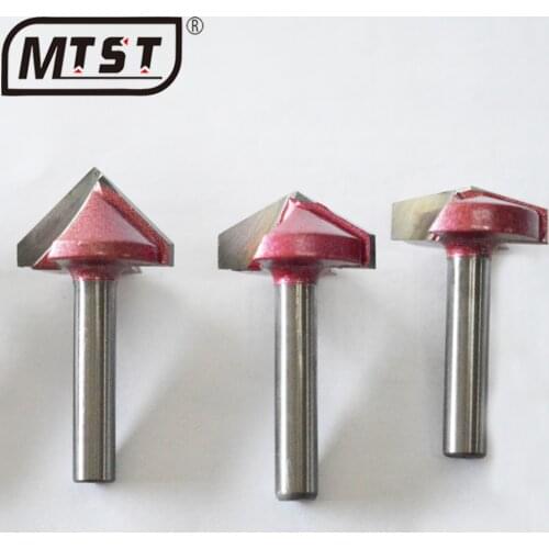 1pc 6X22mm V Bit CNC solid carbide end mill 3D Router Bits for Wood tungsten woodworking MDF milling cutter 60 90 120 150degree