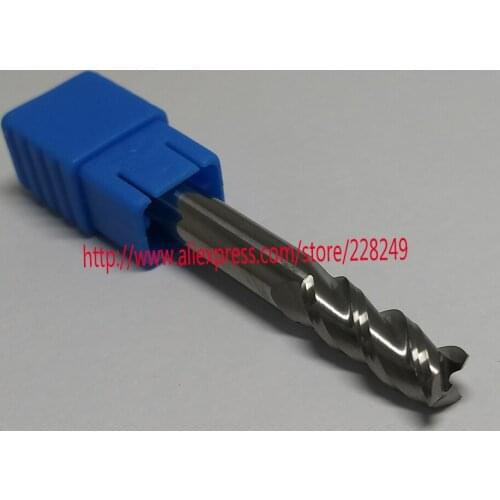 1pc D12*45*D12*150 HRC50 3 Flutes Solid Carbide Flat End Mills For Aluminum CNC Milling Cutters Router Bits