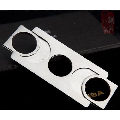 1Pc High Quality Classic Steel Cigar Cutter Metal Portable Cigar Cutter Guillotine Cigar Scissors Gift