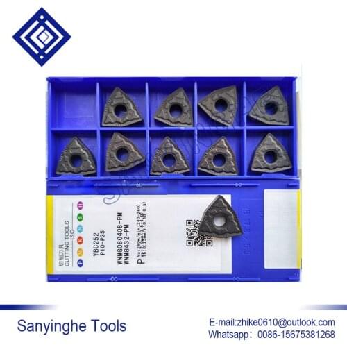 Free shipping high quality sanyinghe 10pcs/lots YBC251 WNMG080408-PM cnc carbide turning inserts