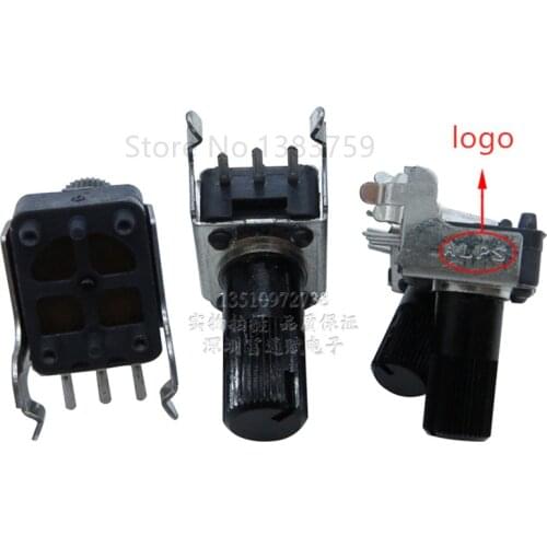 2pcs AL/PS 9mm Mixer Potentiometer RK09K1110AFGD Single B20K Sidetone