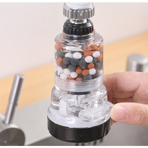 360° Swivel Faucet Tap Aerator Diffuser Nozzle Shower Splash-Proof Filter 3 Gear Faucet Sprayer Head Female Thread Faucet Tap