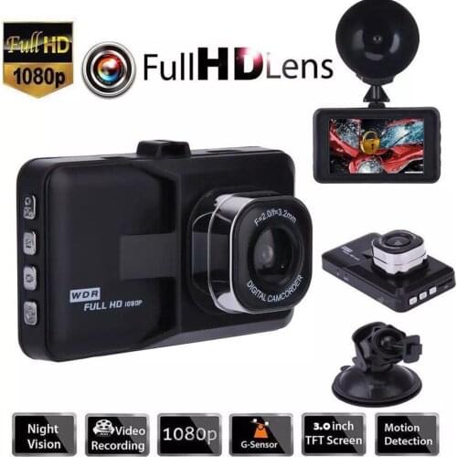 4'' Car Dvr Camera Video Recorder Hd 1080p Dash Cam Auto Digital Recorder Dashcam Camera Ips Touch Screen G-sensor Wdr Car Dvrs
