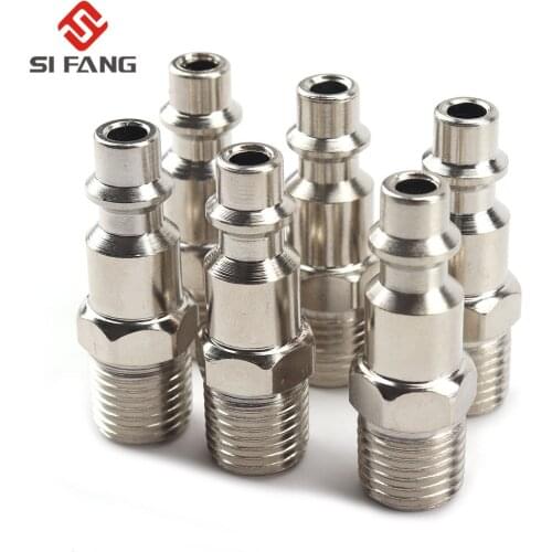 5/10pcs 8x13x42mm Pneumatic Fitting Quick High Pressure Connector Fit For Tube Outer Air Compressor Pump