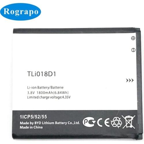 1800mAh TLi018D1 Battery For Alcatel One Touch Pop D5 Dual 5038x OT5038X Pop 3 5015D OT 5016 Phone Batterie Batterij Bateria
