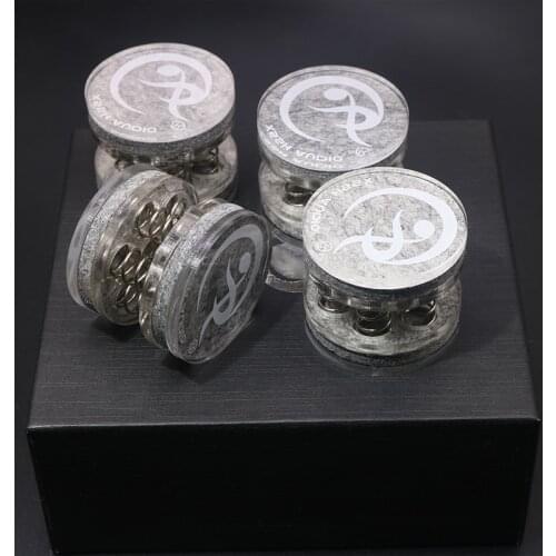 4pcs 8pcs One Gift Box Audio Solid Steel Audiophile Shock Speaker Spike Spring Damping pad HIFI Audio Stand Feet
