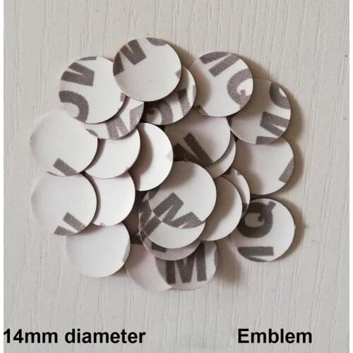 14mm logo car emblem car key logo sticker car badge