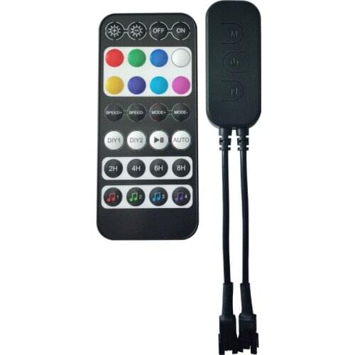 DC5-24V 28Keys RF Wireless Bluetooth-compatible Music Controller for 3528 5050 Flexible LED Pixel Strip Light APP Remote Control