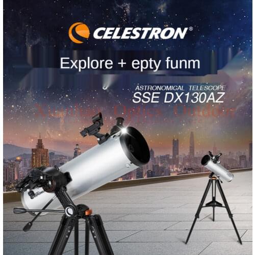 Celestron Professional SSE DX130 AZ with Smartphone Adapter 130mm F/5 Large Newtonian Reflector Astronomical Telescope