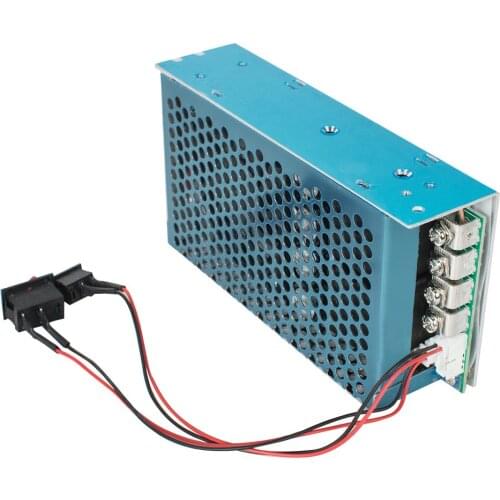 10-50V 100A 5000W Reversible DC Motor Speed Controller PWM Control Soft Start Reversing Control Motor Dual Relay