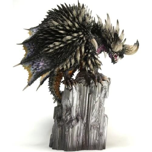 Monster Hunter World Online Game Japan Anime Iceborne Action Figure PVC Dragon Nergigante Models Decoration Toy Collections Gift