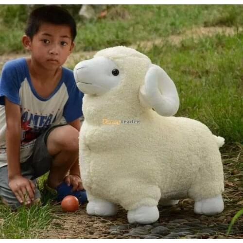 Fancytrader 35'' / 90cm Lovely Giant Stuffed Soft Plush Animal Sheep Toy, 2 Colors Available, Free Shipping FT50529